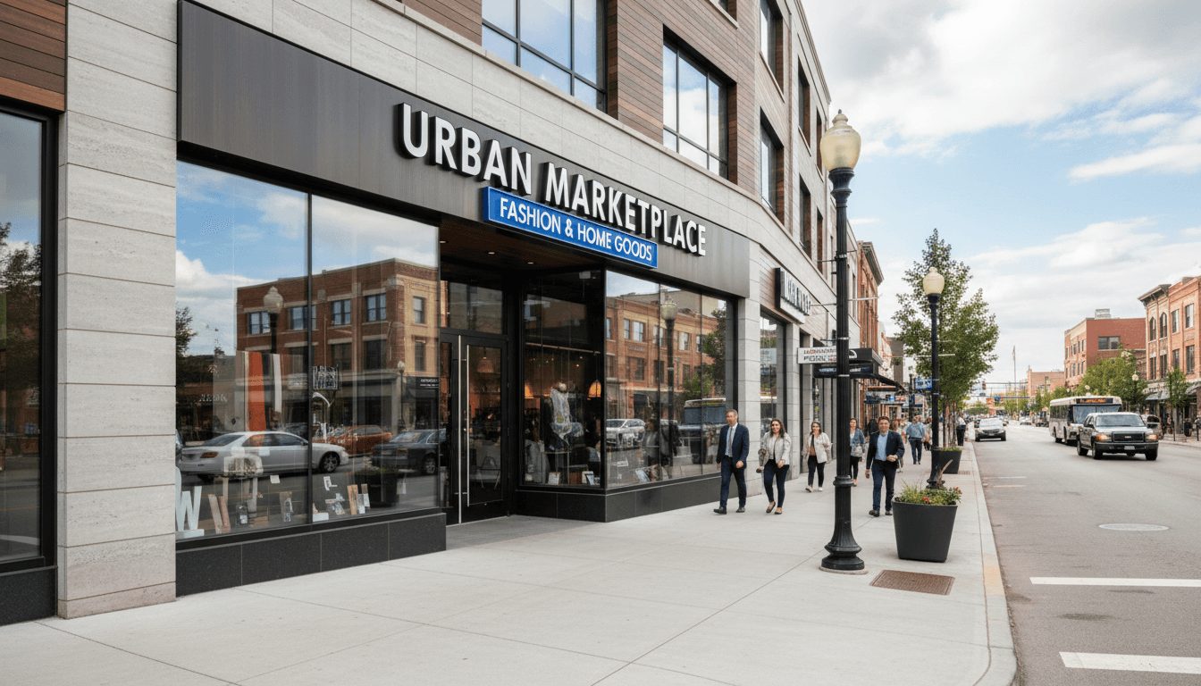 Retail property commercial space