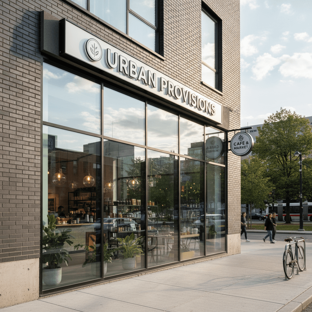 Retail property street view