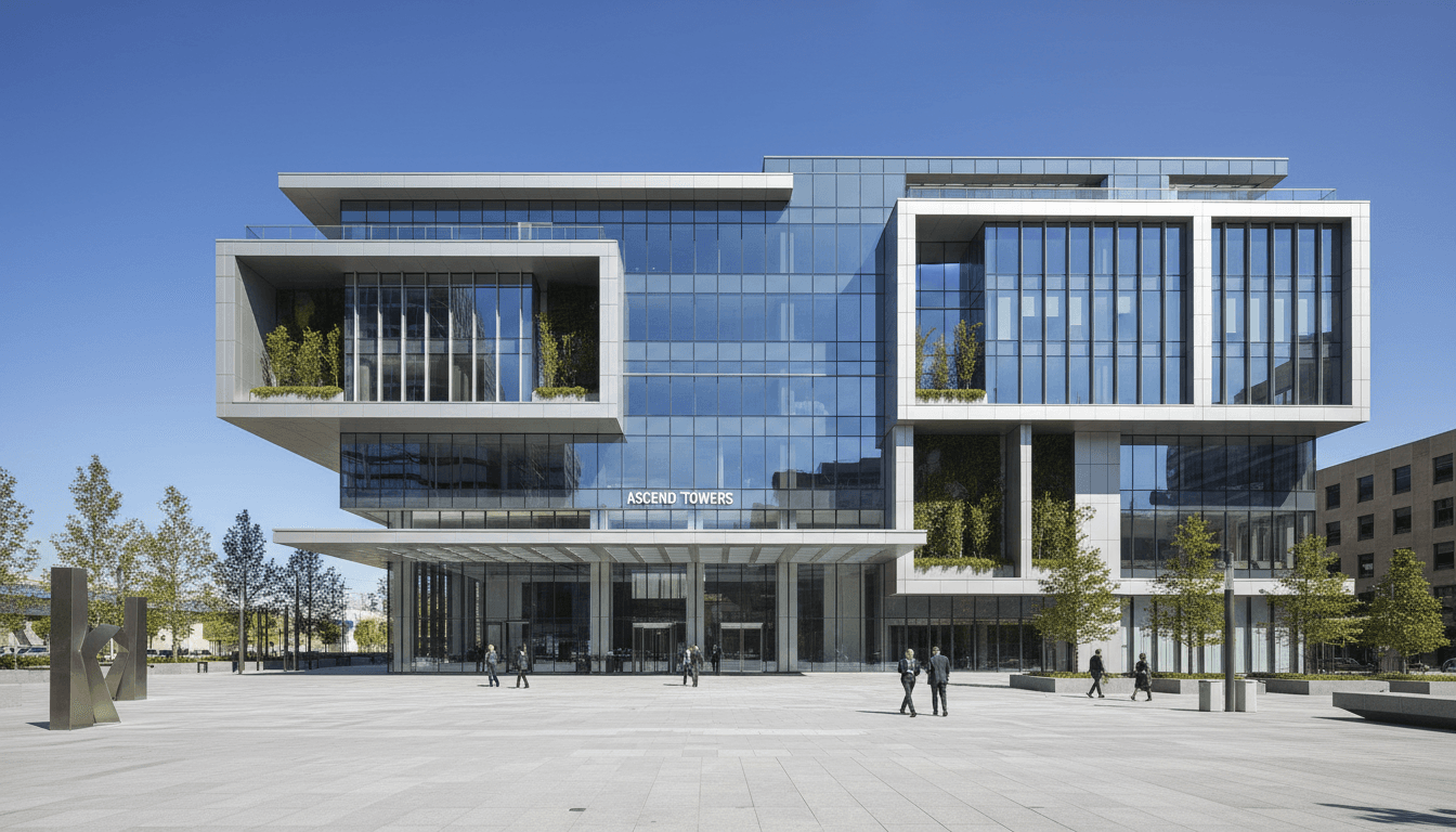 Modern multifamily residential building with professional architecture in Edmonton